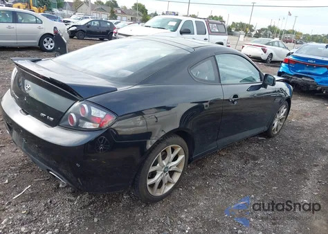 2008 Hyundai Tiburon Gt/Gt Limited/Se из США, поврежденный, VIN KMHHN66FX8U268394